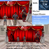 The Live Puppet Theatre for 7 with Bento line syned dance-Box