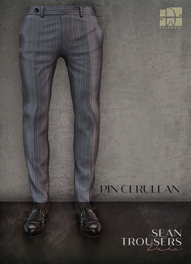 [Deadwool] Sean trousers (duke) - pin cerulean