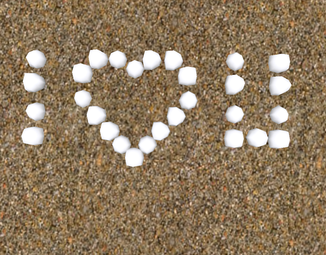 I love you(stones) full perm for builder