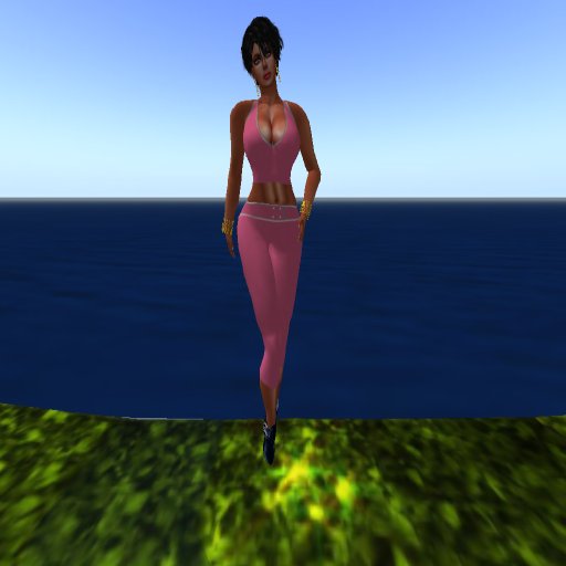 Capris, Cropped pants,2 tops(Raspberry)