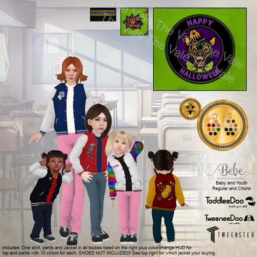 Halloween Green Letterman Jacket - Delivery HUD