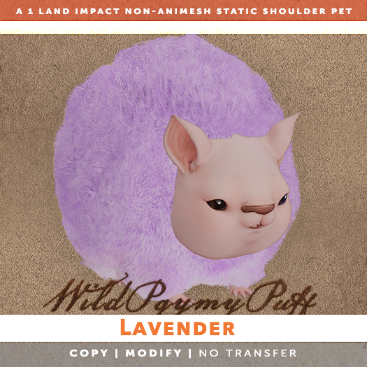 [The Emporium] Wild Pygmy Puff // Lavender