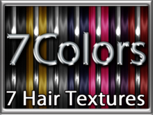 Zoy Texture [ Bright Hair Highlights ] Black Line - 7 Colors