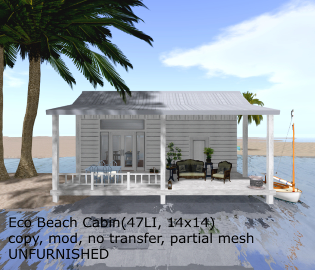 Eco Beach Cabin(47LI, 14x14)
