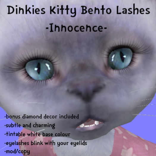 *Tiny Inc* Dinkies kitty bento lashes -innocence-
