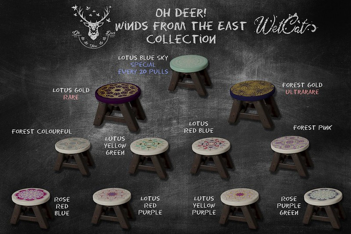 Oh Deer! & ::WetCat:: Winds from the East - Gold Lotus RARE