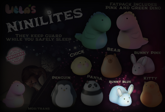 Lilla's Ninilite Bunny Blue *Boxed*