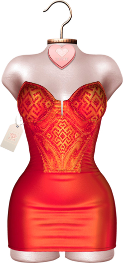 [[2Love]] Dasha mini dress [Orange]