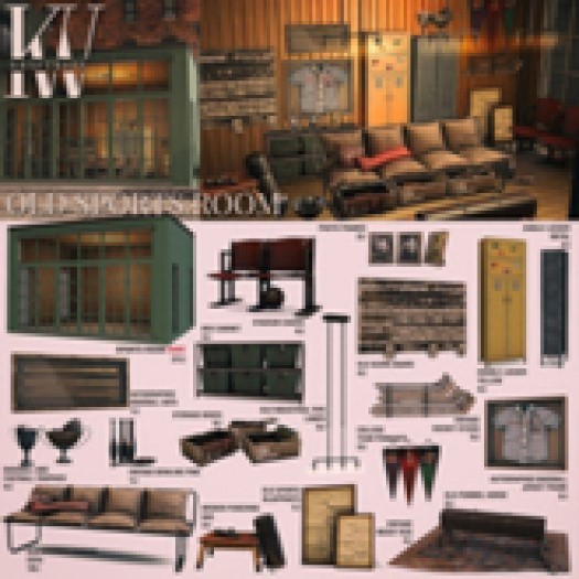 KraftWork Old Sports Room . Stadium Chairs