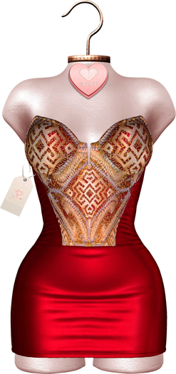 [[2Love]] Dasha mini dress [Cherry]