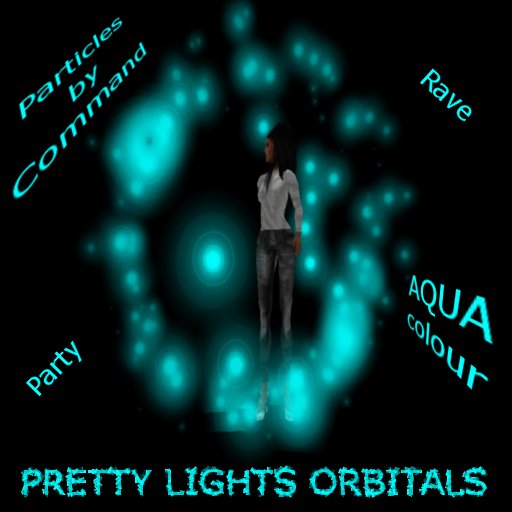 ✧¨*:•PRETTY LIGHTS ORBITALS •:*¨✧  PARTICLE EFFECT *AQUA*  BOX