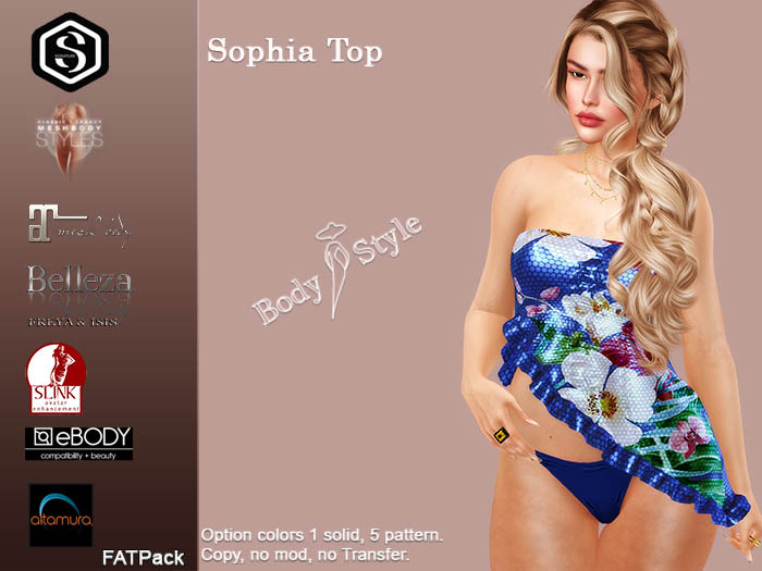 [BS] Body & Style Top Sophia Fatpack 50% off