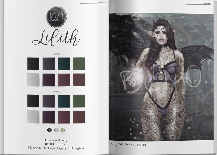 [QE] Lilith Lingerie DEMO