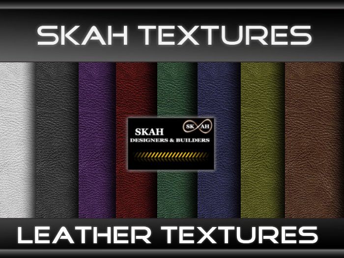 Second Life Marketplace - [SKAH TEXTURES] - Leather Textures