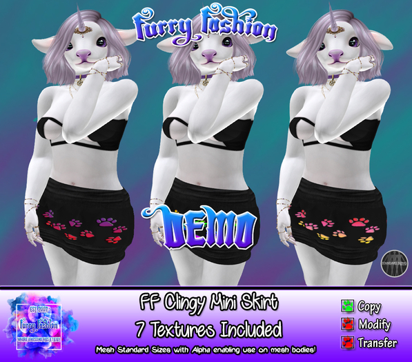 ~FF~ Clingy Mini Skirt Demo