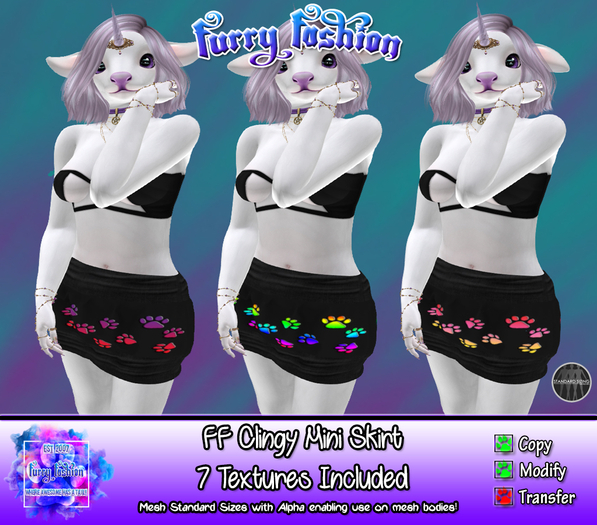 ~FF~ Clingy Mini Skirt Sunset