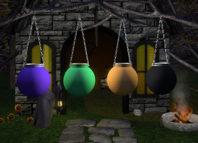 Halloween Hanging Lights Boxed