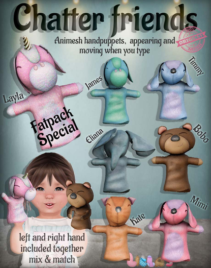 Lilla's Chatter Friends Kids Fatpack