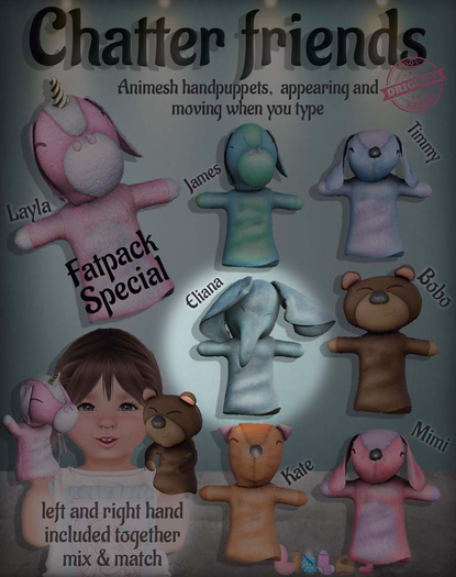 Lilla's ChatterFriends Eliana Kids *Boxed*