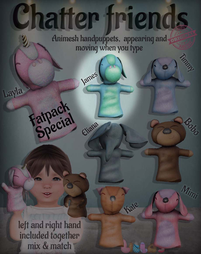 Lilla's ChatterFriends James Kids *Boxed*