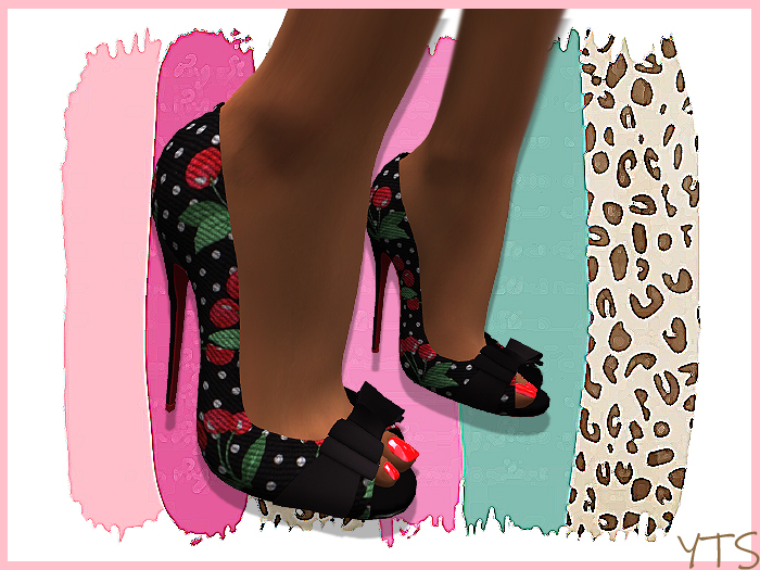   YTS-CHERRY MAITREYA HEELS