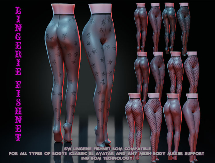 SW Lingerie fishnet BOM compatible