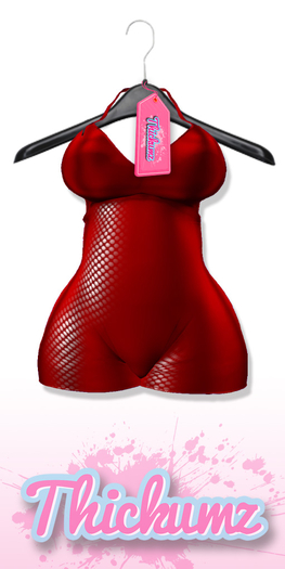 ::THICKUMZ:: Iveli Romper - Red (KUPRA [O/L])