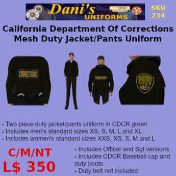 cdcr jacket