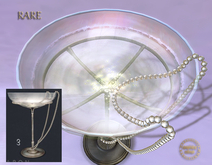 3){anc}  Dessert. / champagne glass[pearl] RARE