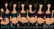 :::Sn@tch Urban Tweed Corsets:::
