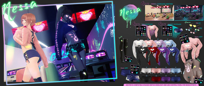 -Nomi-Nessa Set top RARE