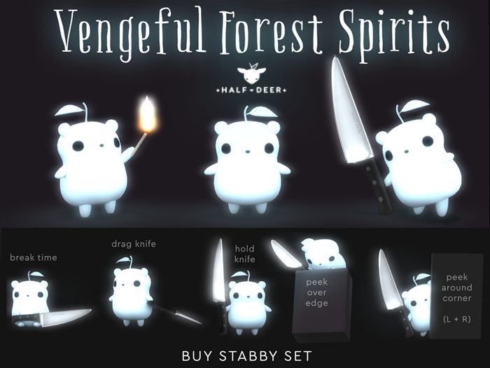 +Half-Deer+ Vengeful Forest Spirit [Stabby Set]