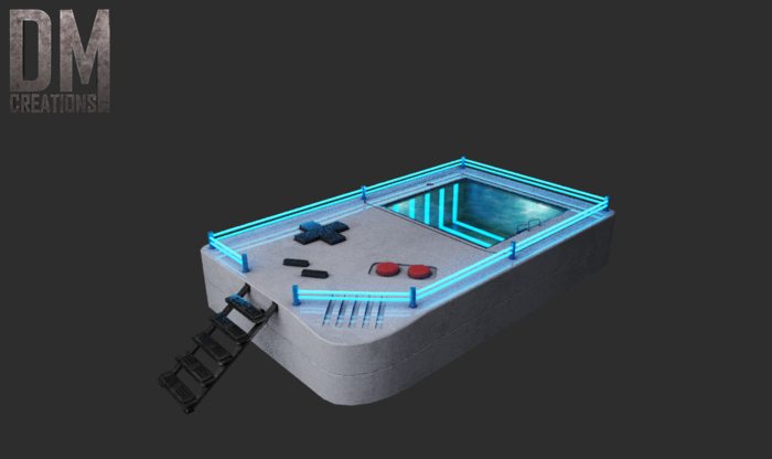 Game Pool Full Perm Mesh