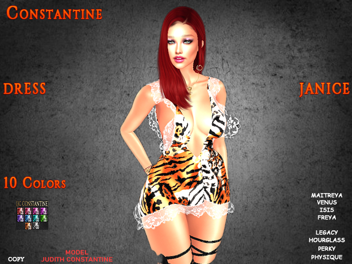[JC CONSTANTINE] Janice Dress
