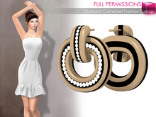 Full Perm Diamond Cartwheel Fashion Earings