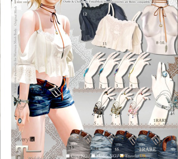 *:..Silvery K..:*BohoStyle_Hot Pants(Indigo.)15