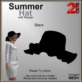 Summer Hat [2cute] Black