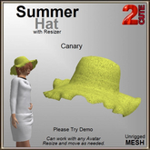 Summer Hat [2cute] Canary