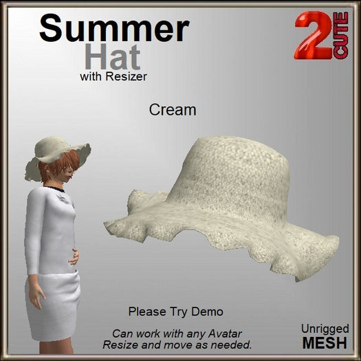 Summer Hat [2cute] Cream