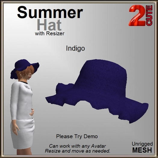 Summer Hat [2cute] Indigo