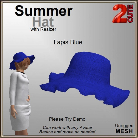 Summer Hat [2cute] Lapis