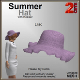 Summer Hat [2cute] Lilac