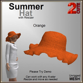 Summer Hat [2cute] Orange