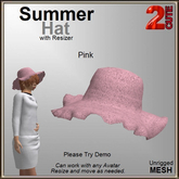 Summer Hat [2cute] Pink