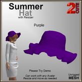 Summer Hat [2cute] Purple