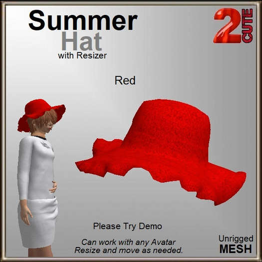 Summer Hat [2cute] Red