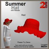 Summer Hat [2cute] Red