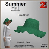 Summer Hat [2cute] Sea Green