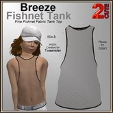 Breeze Fishnet Tank [2cute] Black