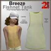Breeze Fishnet Tank [2cute] Canary